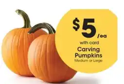 Pick'n Save Carving Pumpkins offer