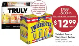 Pick'n Save Twisted Tea or Truly Hard Seltzer offer