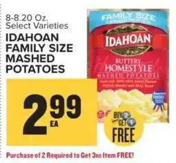 Food Lion Idahoan family size mashed potatoes offer