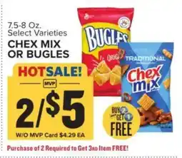 Food Lion Chex Mix or Bugles offer