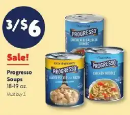 Family Dollar Progresso soups offer