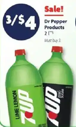 Family Dollar Dr Pepper Products offer