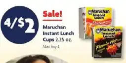 Family Dollar Maruchan Instant Lunch Cups offer