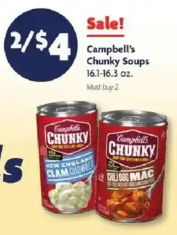 Family Dollar Campbell's Chunky Soups offer