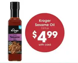 Mariano's Kroger sesame oil offer