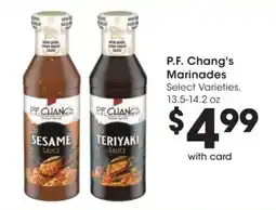 Mariano's P.F. Chang's marinades offer