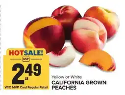 Food Lion California Grown Peaches offer