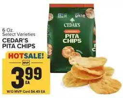Food Lion Cedar's pita chips offer