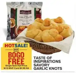 Food Lion Taste of Inspirations Savory Garlic Knots offer