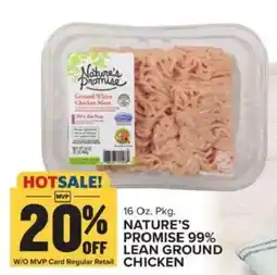 Food Lion Nature's Promise 99% Lean Ground Chicken offer