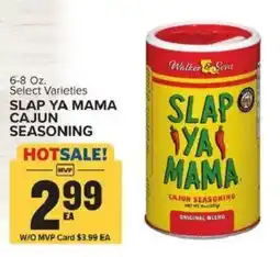 Food Lion Walker & Sons slap ya mama cajun seasoning offer