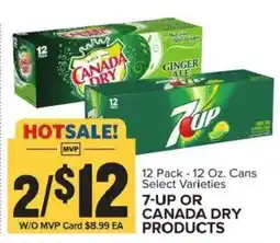 Food Lion 7-up or canada dry products offer