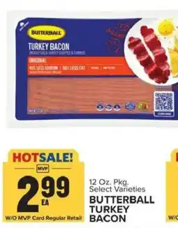 Food Lion Butterball turkey bacon offer