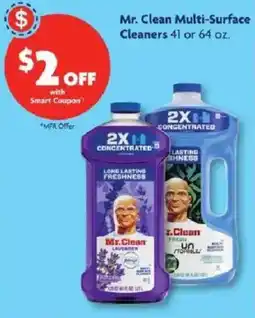 Family Dollar Mr. Clean multi-surface cleaners offer