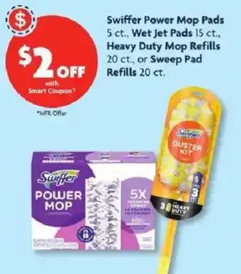 Swiffer power mop pads