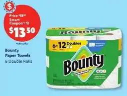 Family Dollar Bounty paper towels offer