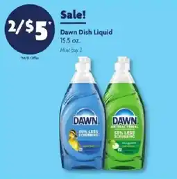 Family Dollar Dawn dish liquid offer