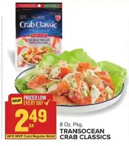 Food Lion Transocean crab classics offer