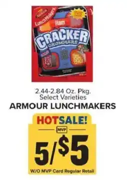 Food Lion Armour Lunchmakers offer