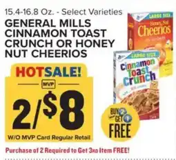 Food Lion General Mills Cinnamon Toast Crunch or Honey Nut Cheerios offer