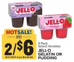 Food Lion Jell-o gelatin or pudding offer
