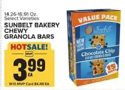 Food Lion Sunbelt Bakery Chewy Granola Bars offer
