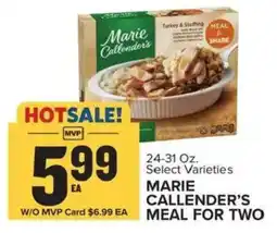 Food Lion Marie Callender's Meal for Two offer