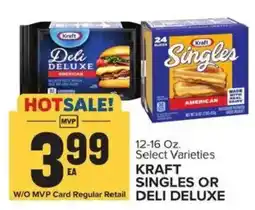 Food Lion Kraft Singles or Deli Deluxe offer