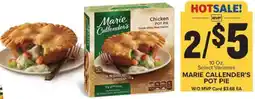 Food Lion Marie Callender's pot pie offer