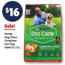 Family Dollar Purina dog chow complete dry dog food offer