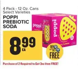 Food Lion Poppi prebiotic soda offer