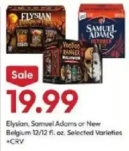 Stater Bros Elysian, Samuel Adams or New Belgium offer