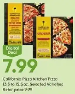 Stater Bros California Pizza Kitchen Pizza offer