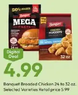 Stater Bros Banquet breaded chicken offer