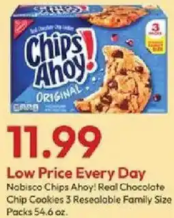 Stater Bros Nabisco chips ahoy! real chocolate chip cookies offer