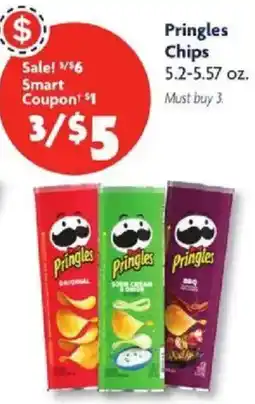 Family Dollar Pringles Chips offer
