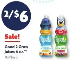 Family Dollar Good 2 Grow Juices offer