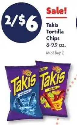 Family Dollar Takis Tortilla Chips offer