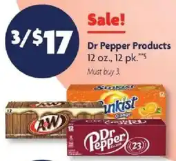 Family Dollar Dr Pepper Products offer