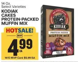 Food Lion Kodiak cakes protein-packed muffin mix offer