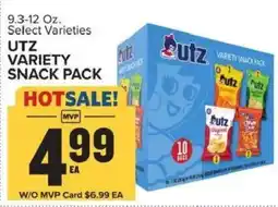 Food Lion Utz variety snack pack offer