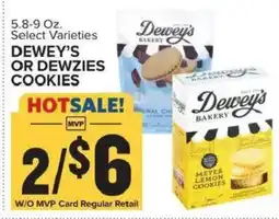 Food Lion Dewey's or Dewzies cookies offer