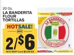 Food Lion La Banderita flour tortillas offer