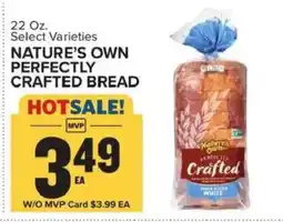 Food Lion Nature's Own Perfectly Crafted Bread offer