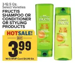 Food Lion Garnier Fructis shampoo or conditioner or styling products offer