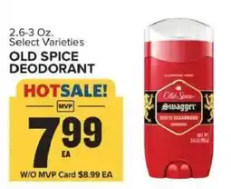 Food Lion Old Spice deodorant offer
