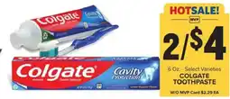 Food Lion Colgate toothpaste offer