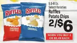 IGA Ruffles potato chips offer