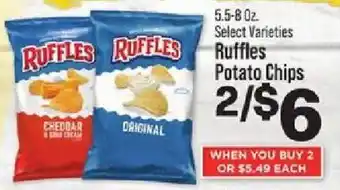 Ruffles potato chips
