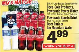 IGA Coca-Cola Products, Powerade Power Water, Powerade Sports Drink or Deer Park or Ice Mountain Water offer